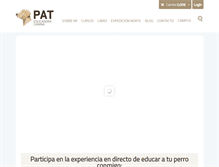 Tablet Screenshot of pateducadoracanina.com